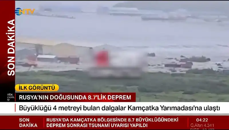 Kamçatka Kıyılarında Tsunami Alarmı: İlk Dalgalar Şaşkınlık Yarattı
